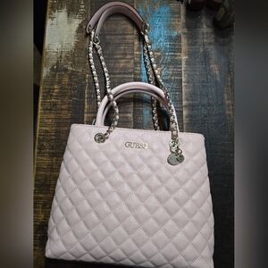 GUESS Quilted Pink Handbag
